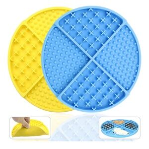 🌺 3/$25 🌺 Silicone Dog & Cat Lick Mat/ Slow Feeder | Heavy-Duty, Dishwasher Safe